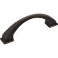 Jeffrey Alexander 96 mm Center-to-Center Brushed Oil Rubbed Bronze Arched Roman Cabinet Pull 944-96DBAC